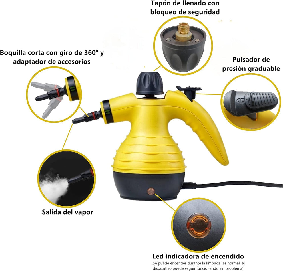 VaporTec Pro™ - Limpiador a Vapor Multiusos | Descuentos Black Friday Hasta 50%