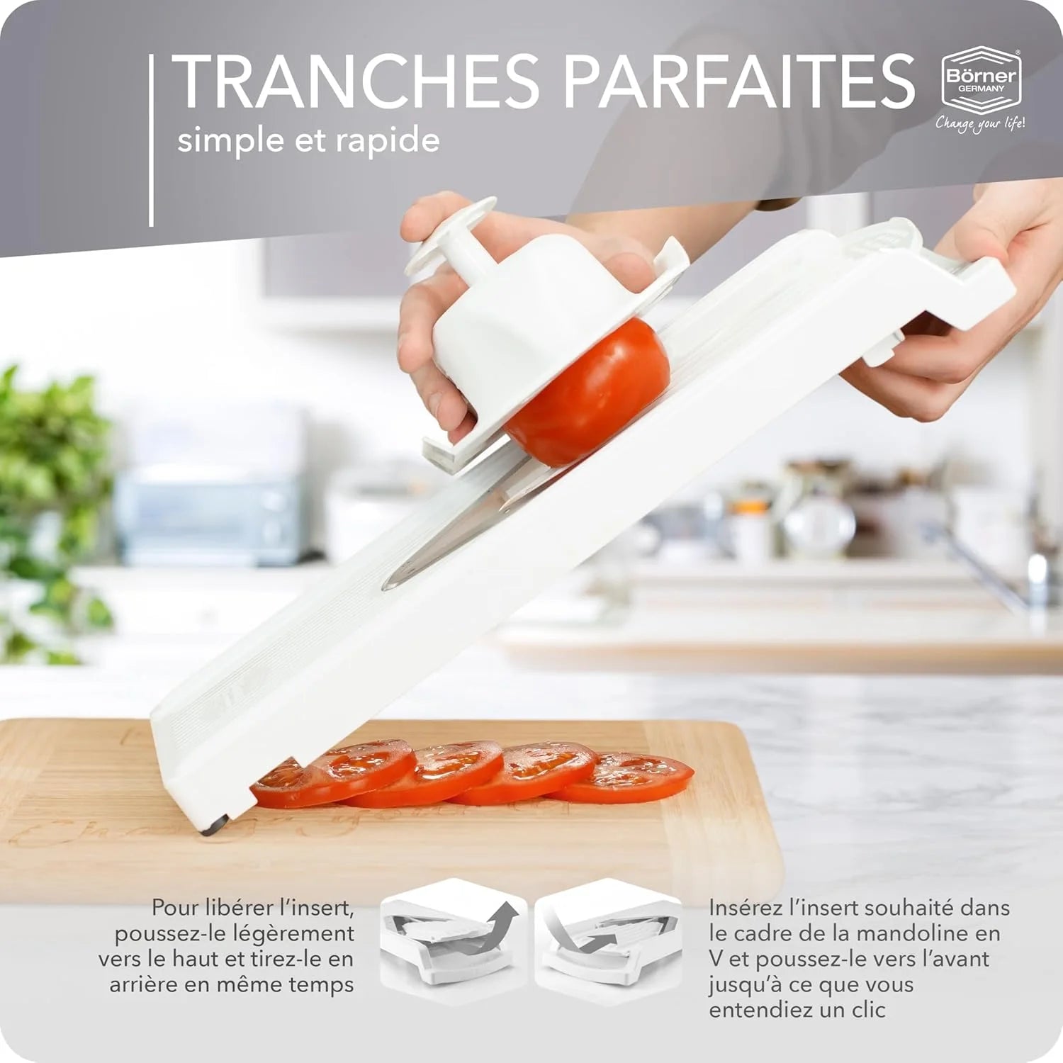 Mandolina de Verduras 3 en 1 – Corte Seguro y Preciso